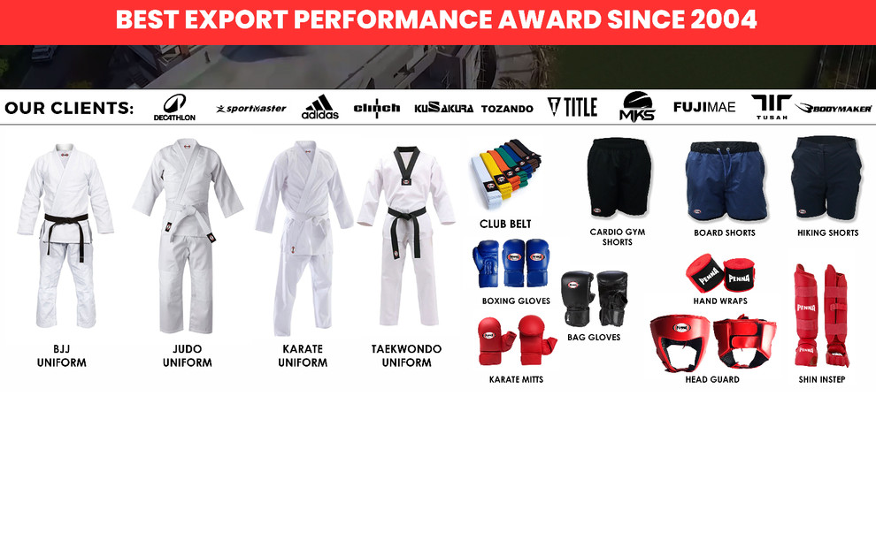 Martial Arts Uniforms & Boxing Products